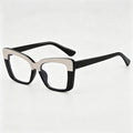 Retro Two-Tone Cat-Eye Glasses
