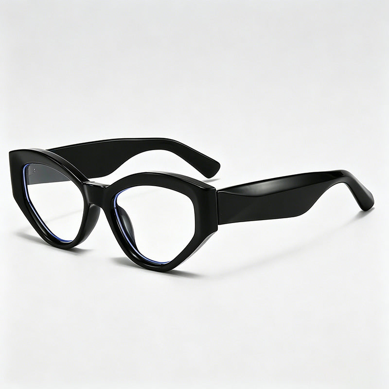 Trendy Irregular Cat Eye Glasses