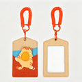 Lovely Hiding Animal PU Lanyard Card Case