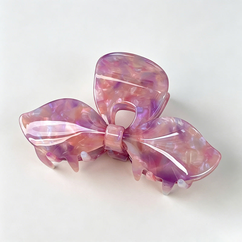 Marbled Acetate Butterfly Hair Claw Clip
