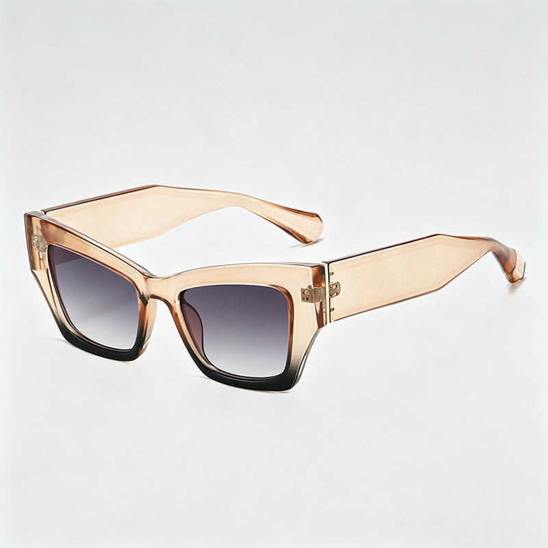 Trendy Geometric Cat Eye Sunglasses