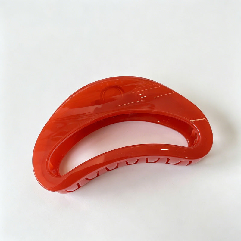 Large Butterfly Acetate Half Round Hair Claw Clip