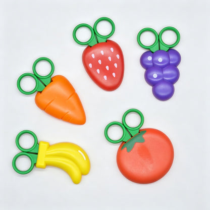 Fruit Cover Blunt Tip Kids Safety Scissors