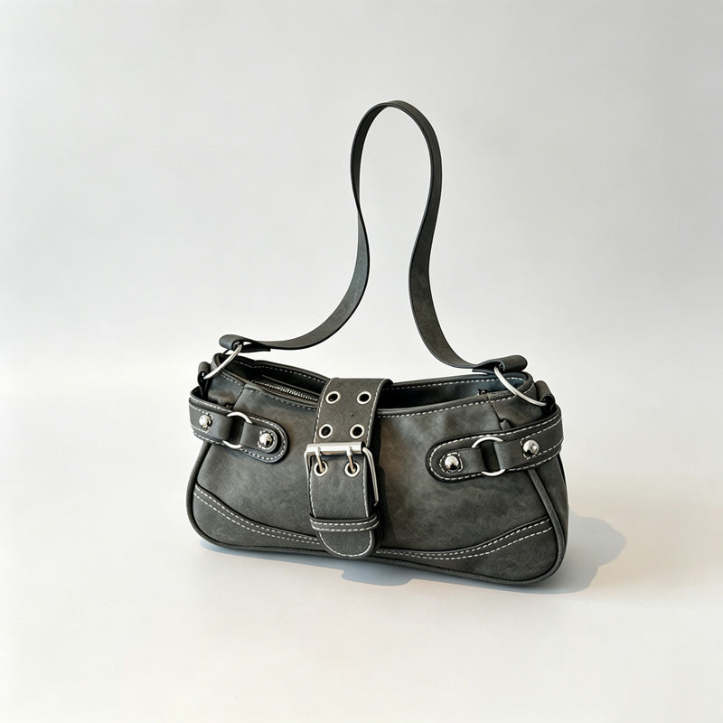 Denim Pocket Shoulder Bag