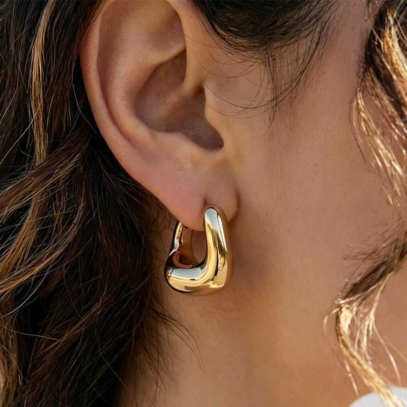 Versatile Modern Minimalist Geometric Stud Earrings