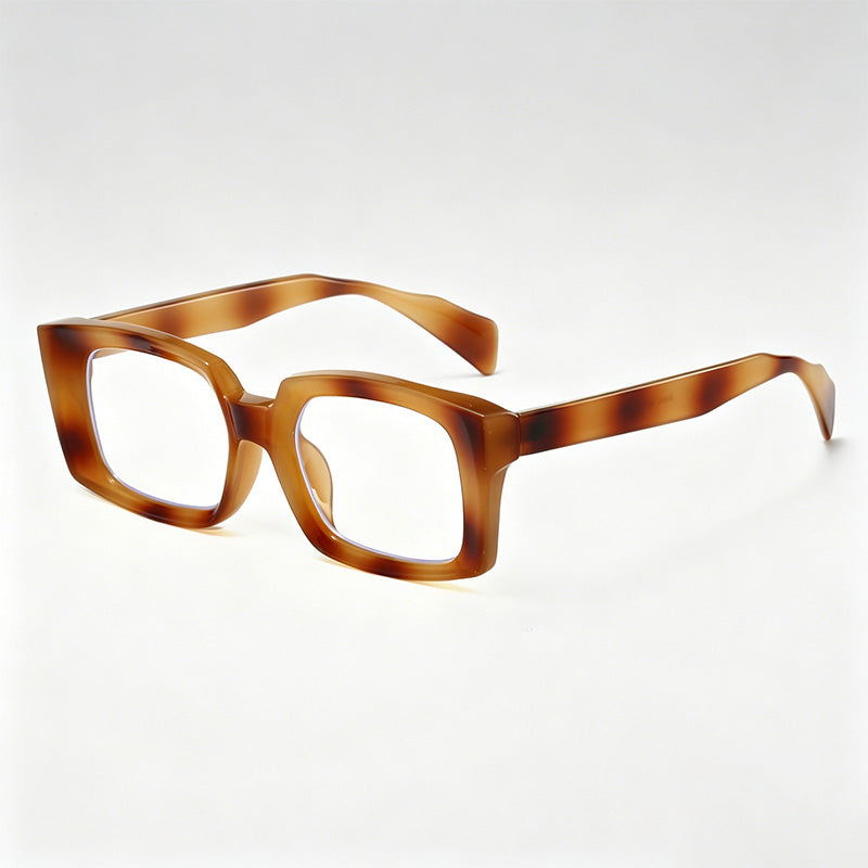 Retro Thick Square Frame Sunglasses