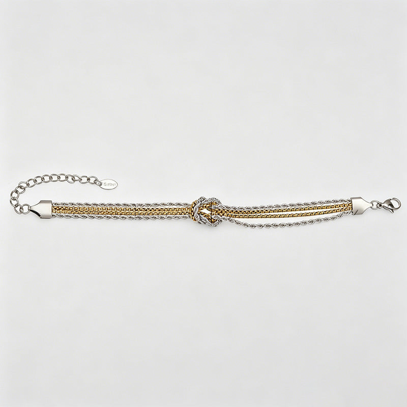 Aesthetic Modern Robust Polished Link Bracelet