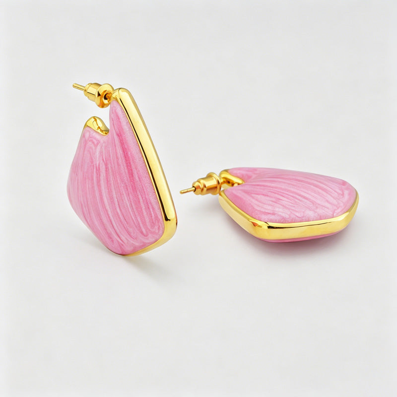 Shimmer Hoop Earrings