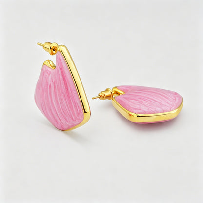 Shimmer Hoop Earrings