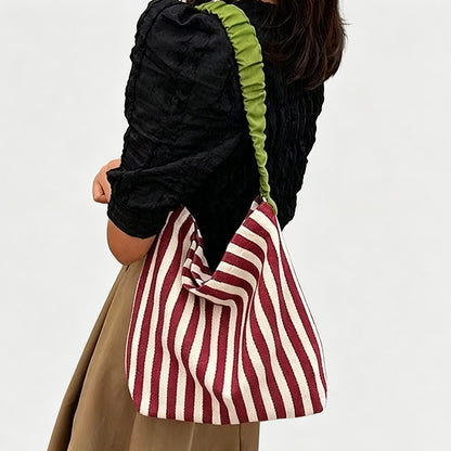 Striped Rope Tote Bag