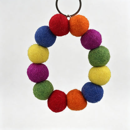 Pom Pom Keychain