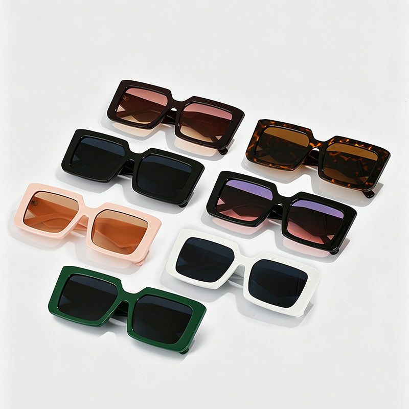 Wide Leg Square Trend Fashion Sunglasses