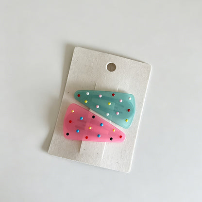 Polka Dot Hair Clips