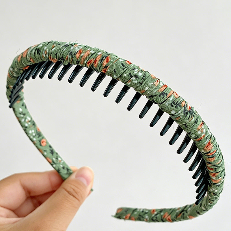 Vintage Floral Non-Slip Fabric Headband