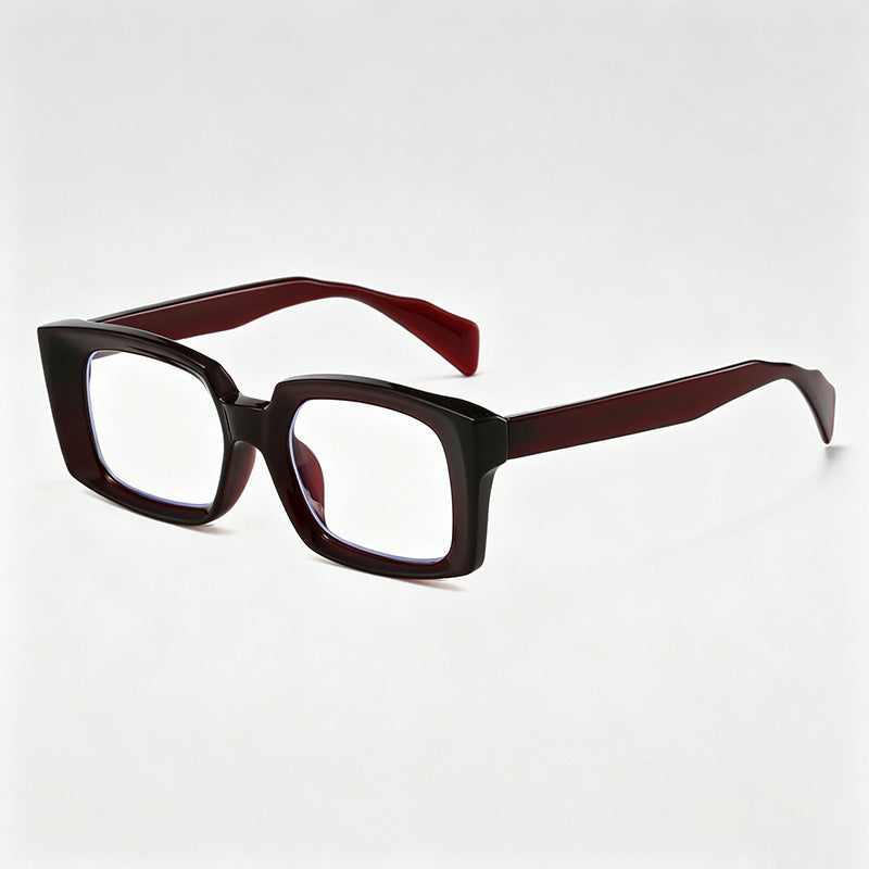 Retro Thick Square Frame Sunglasses