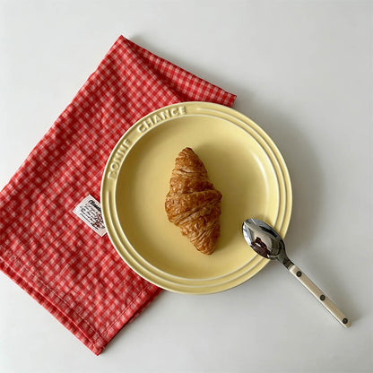 Checkered Cotton Napkins