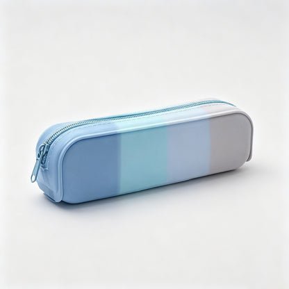 Rainbow Gradient Accordion PVC Pencil Case