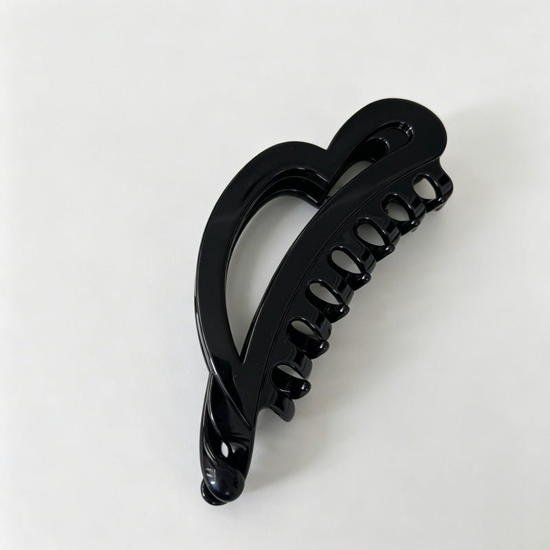 Irregular Heart Banana Hair Claw Clip