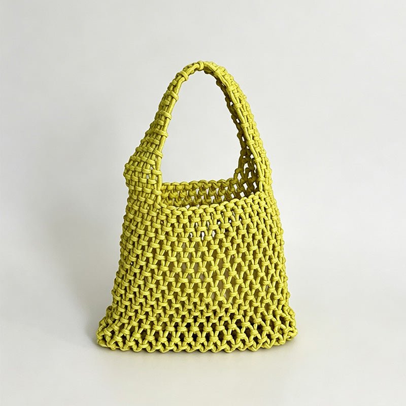 Mesh Knit Tote Bag