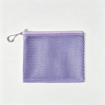 Mesh Zipper Storage Pouch