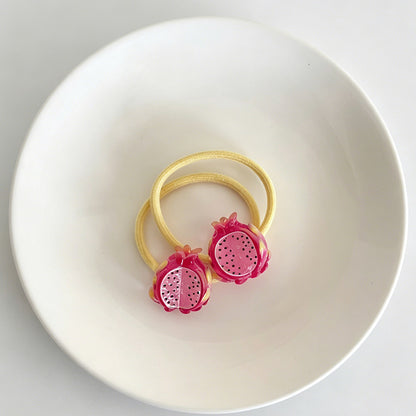 2 Colorful Jelly Hair Tie