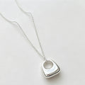Modern Stylish Mini Bag Lock Copper Necklace