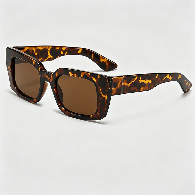 Vintage Thick Square Frame Trendy Sunglasses