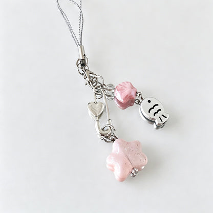 Star Shell Fish Keychain