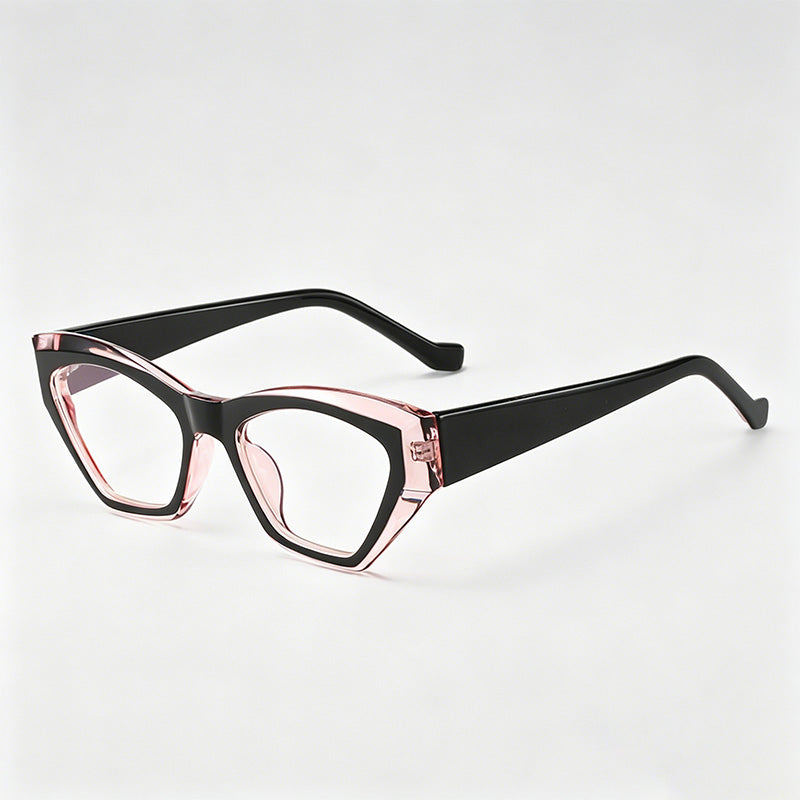 Trendy Small Angular Cat Eye PC Fashion Sunglasses