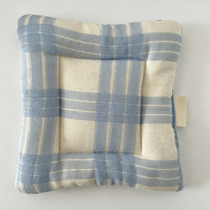 Colorful Quilted Plaid Cotton Coasters for Table