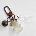 Gradient Frosted Gummy Bear Acrylic Keychain