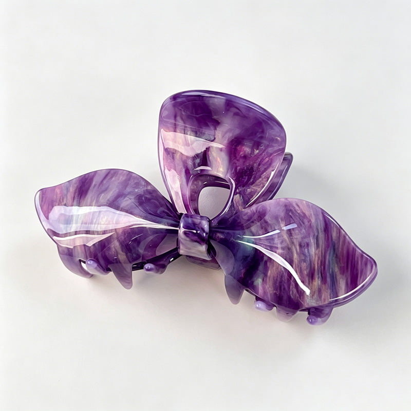 Marbled Acetate Butterfly Hair Claw Clip
