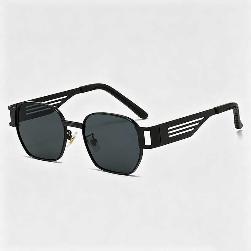Vintage Hollow Metal Square Sunglasses
