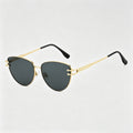Polygon Trendy Minimalist Metal Fashion Sunglasses