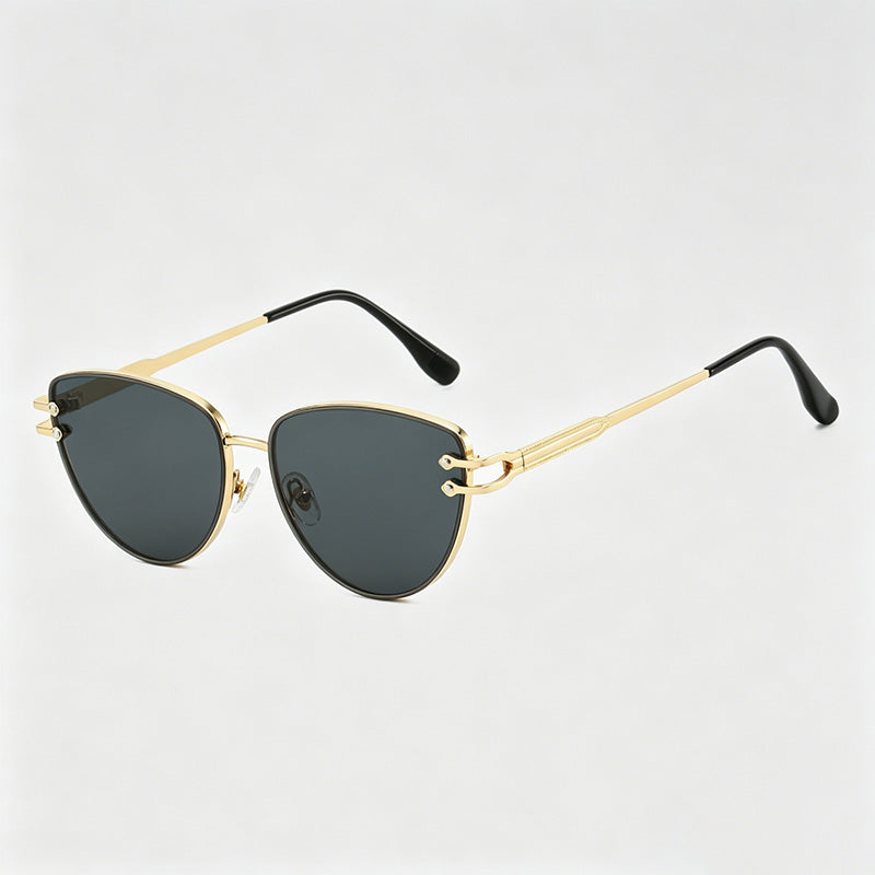 Polygon Trendy Minimalist Metal Fashion Sunglasses
