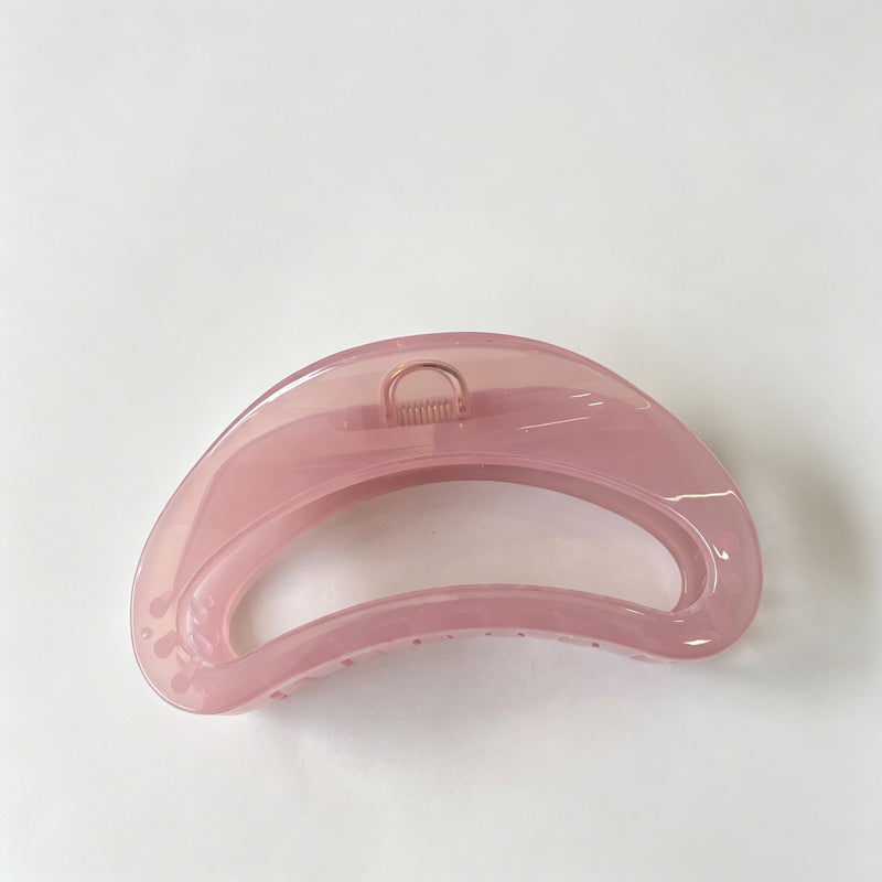Large Butterfly Acetate Half Round Hair Claw Clip