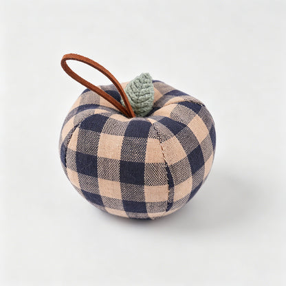 Plaid Apple Ornament Tabletop Hanging