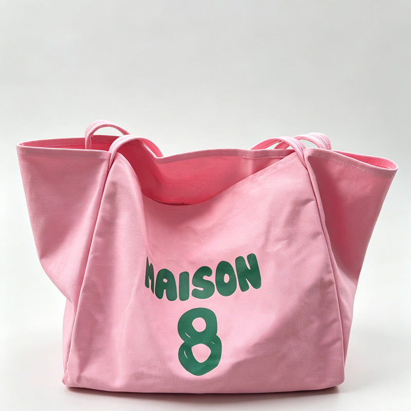 Varsity Canvas Tote Bag