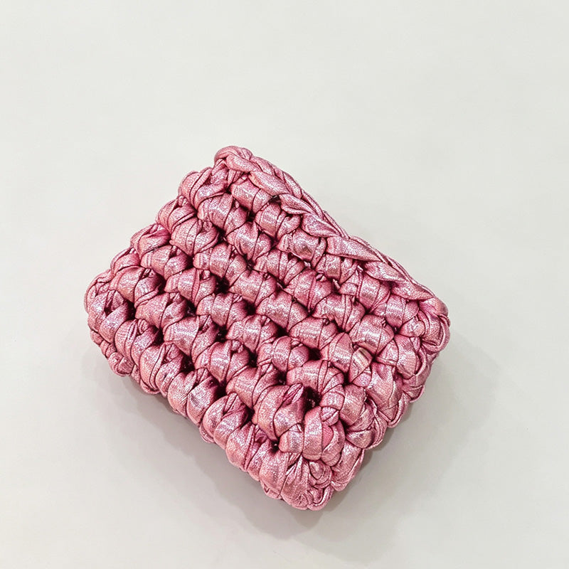 Beaded Woven Mini Pouch