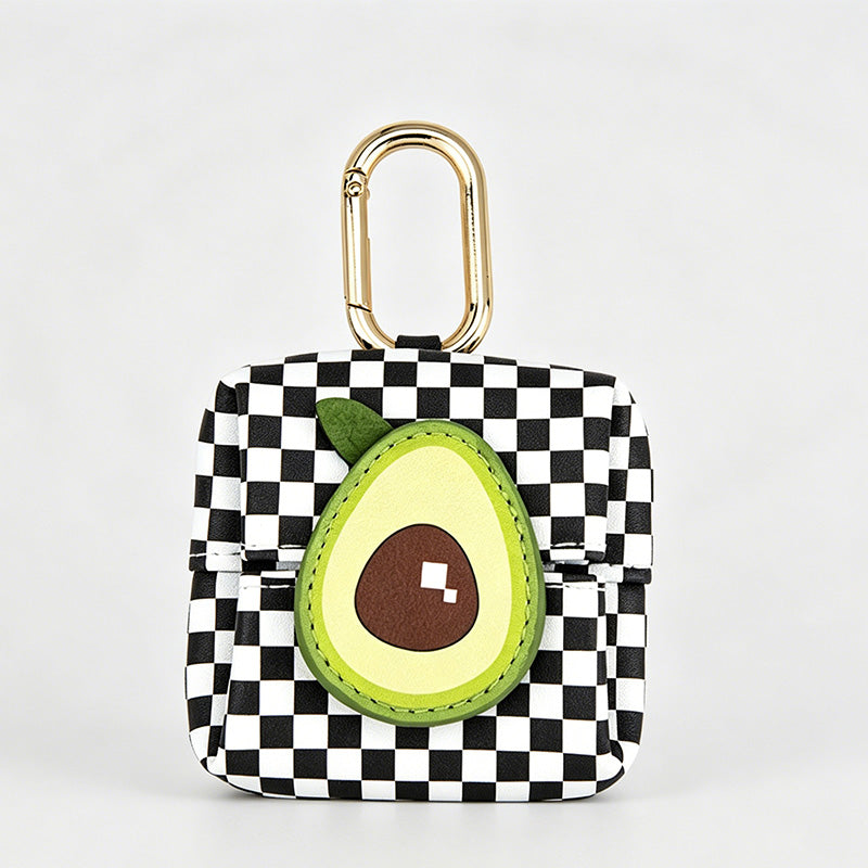 Lovely Cartoon Fruit Shape Mini PU Earbud Pouch
