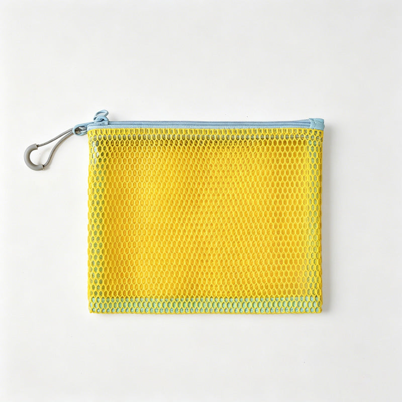 Mesh Zipper Storage Pouch