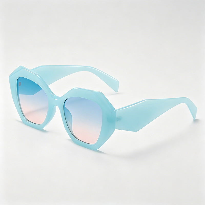 Irregular Cut Hip Hop PC Protective Fashion Sunglasses