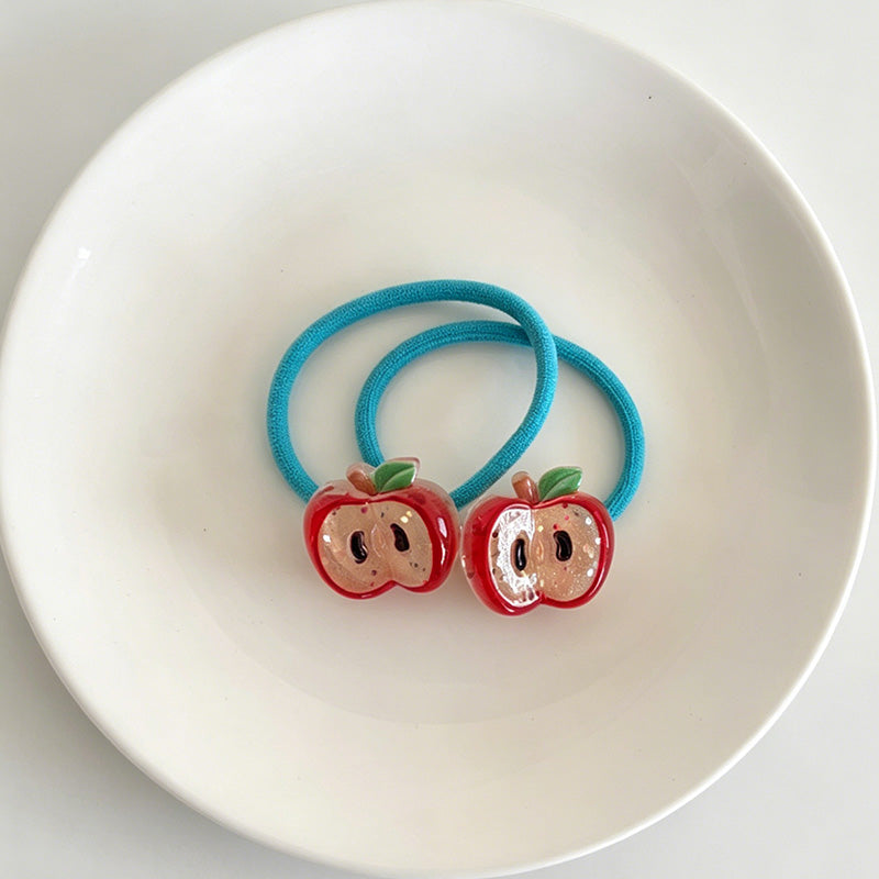 2 Colorful Jelly Hair Tie