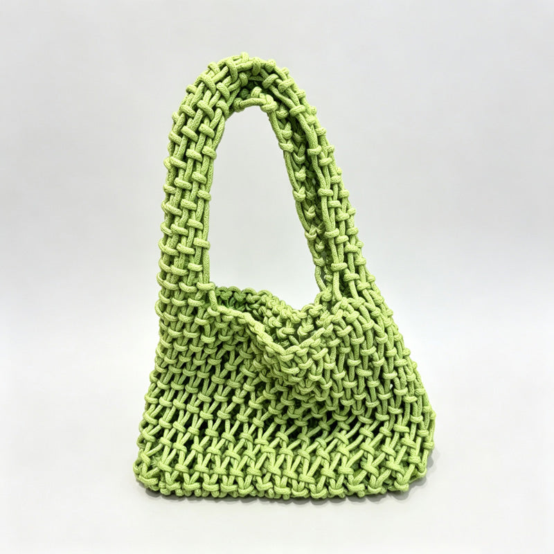 Mesh Knit Tote Bag