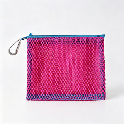 Mesh Zipper Storage Pouch