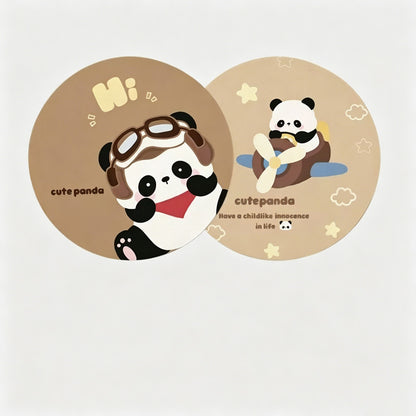 Round Car Coaster 2PCS Set