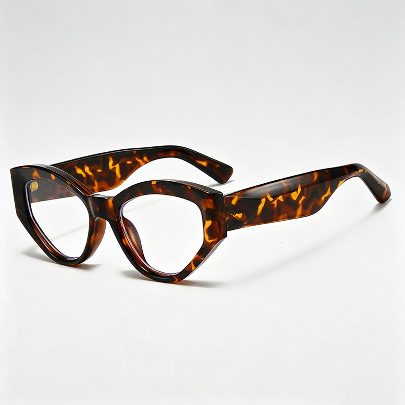 Trendy Irregular Cat Eye Glasses