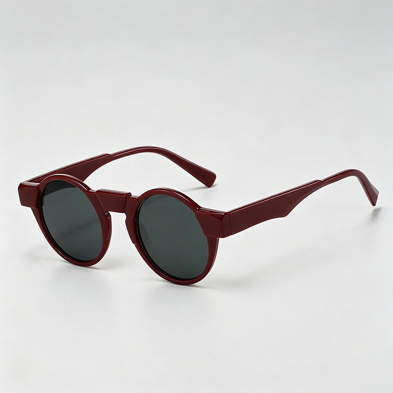 Vintage Round Steam-Punk PC Fashion Sunglasses