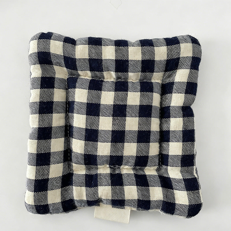 Colorful Quilted Plaid Cotton Coasters for Table