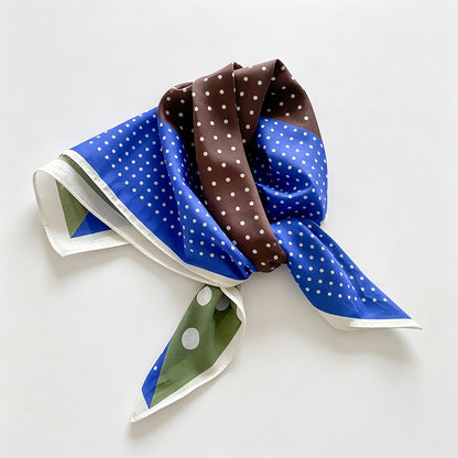 Polka Dot Square Bandana Scarf